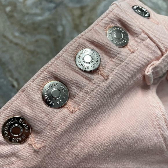 Veronica Beard Debbie 10" Button fly  Skinny Jeans Size 26 - Picture 6 of 13